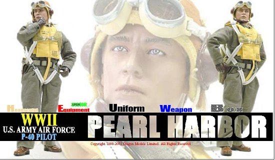 U.S. Army Air Force P-40 Pilot ”Lt. George Taylor” - Dragon Models Ltd. (WWII) action figure collectible [Barcode 089195700933] - Main Image 3