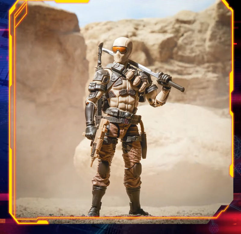 Snake Eyes - #92 (Desert Commando) - Hasbro (G.I. Joe) action figure collectible [Barcode 5010996106155] - Main Image 3