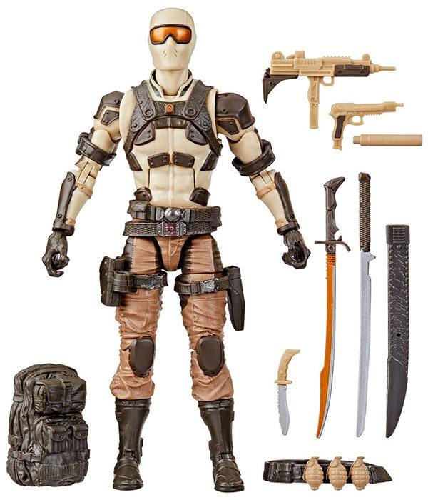 Snake Eyes - #92 (Desert Commando) - Hasbro (G.I. Joe) action figure collectible [Barcode 5010996106155] - Main Image 4