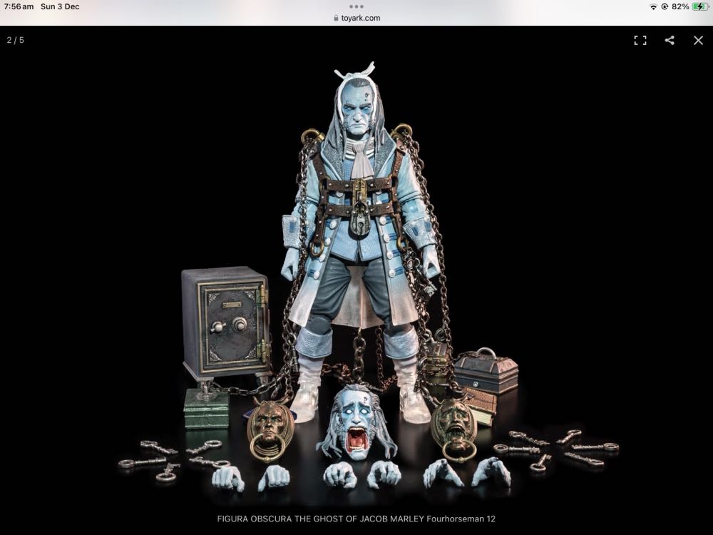 A Christmas Carol Ghost Of Jacob Marley - Four Horsemen (Mythic Legions) (Figura Obscura) action figure collectible [Barcode 658580362508] - Main Image 2
