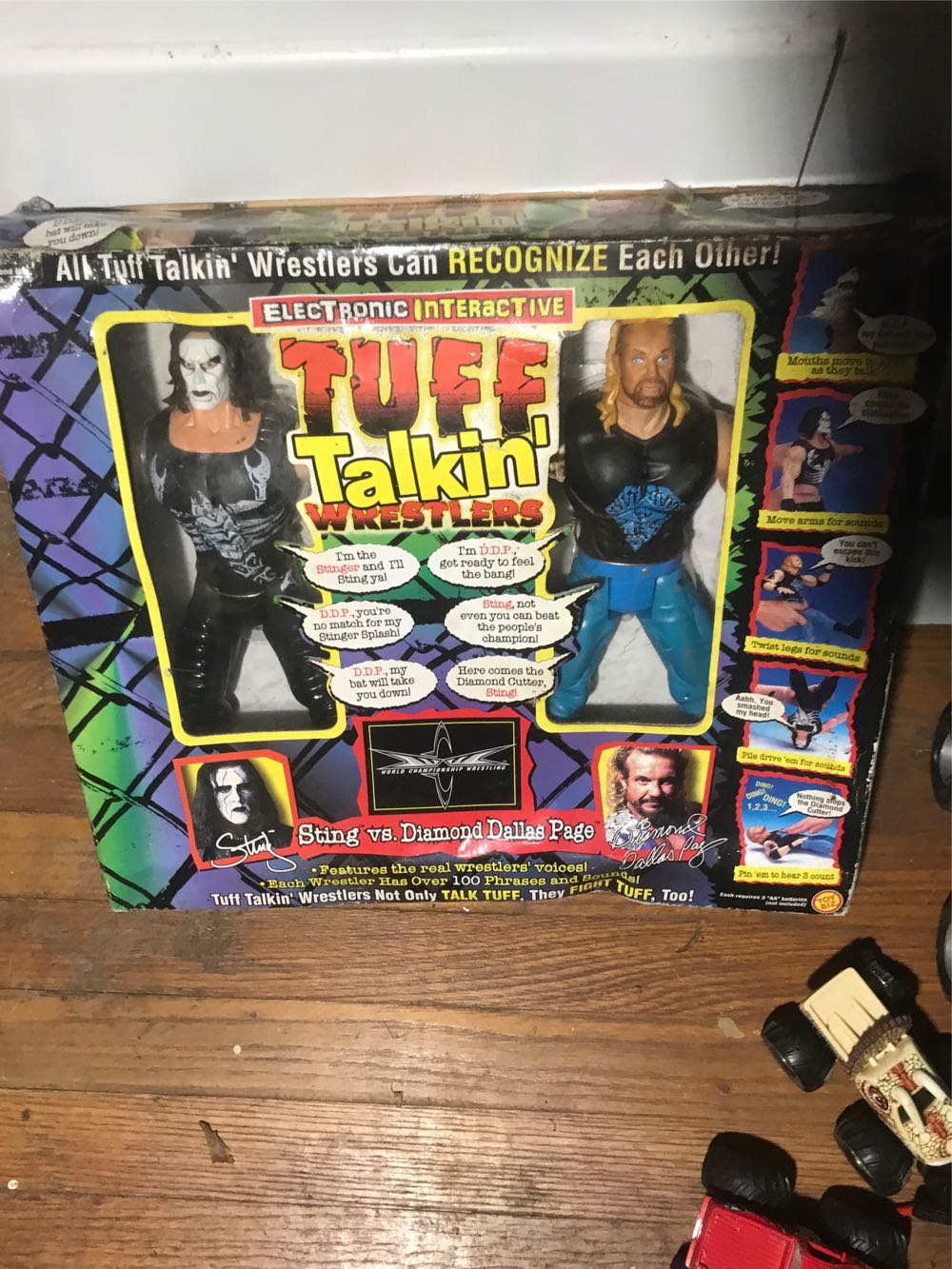 Page Tuff Talking Wrestlers Sting Vs Diamond Dallas Page Wcw Talkin Toybiz  action figure collectible [Barcode 035112772224] - Main Image 2