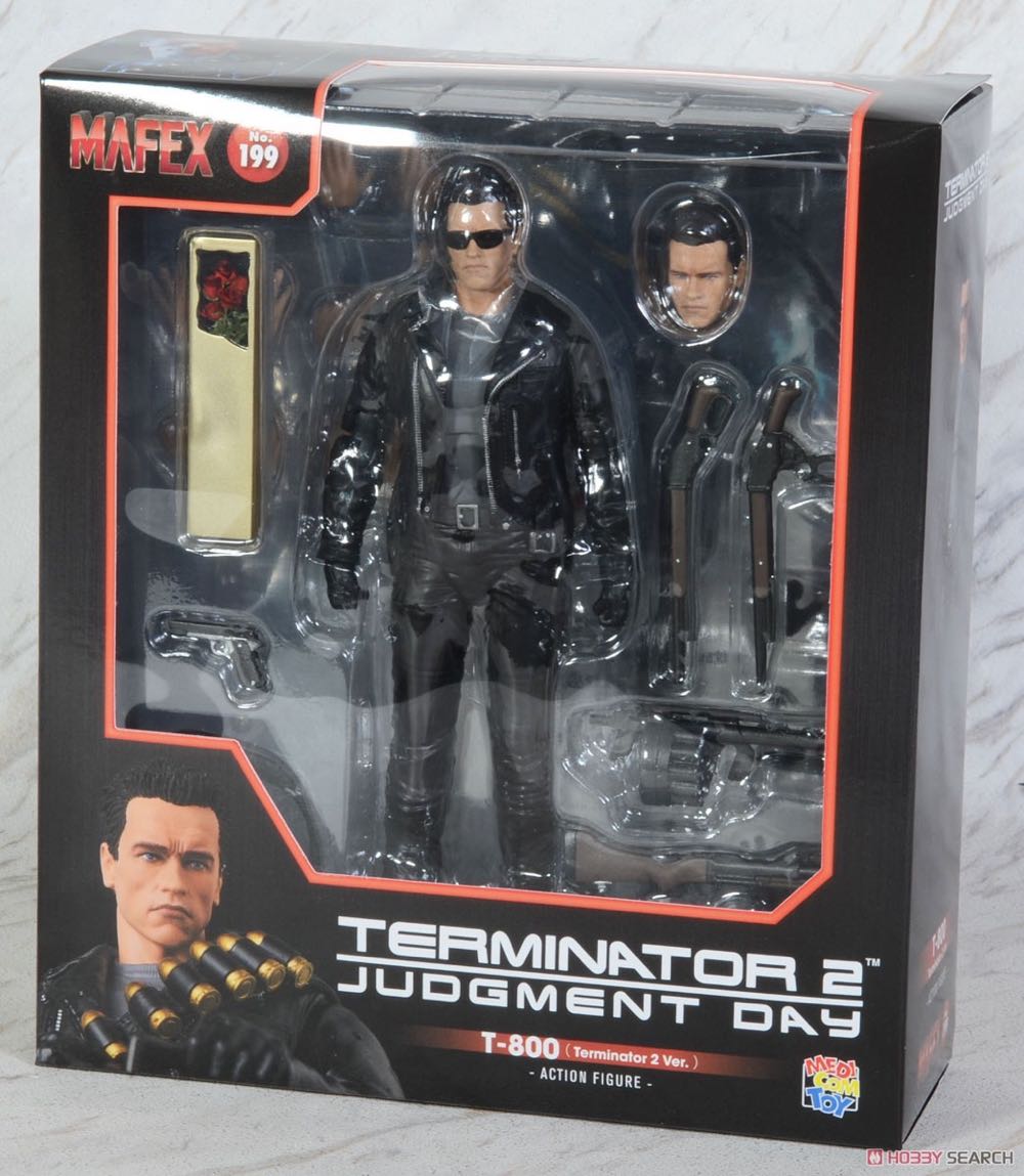 Mafex No. 199 Terminator 2 T-800 - Medicom (Terminator 2: Judgement Day) action figure collectible [Barcode 4530956471990] - Main Image 3