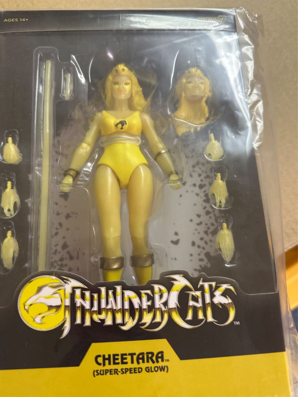 Cheetara (Super-Speed Glow) - Super7 (Thundercats) action figure collectible [Barcode 840049834125] - Main Image 1