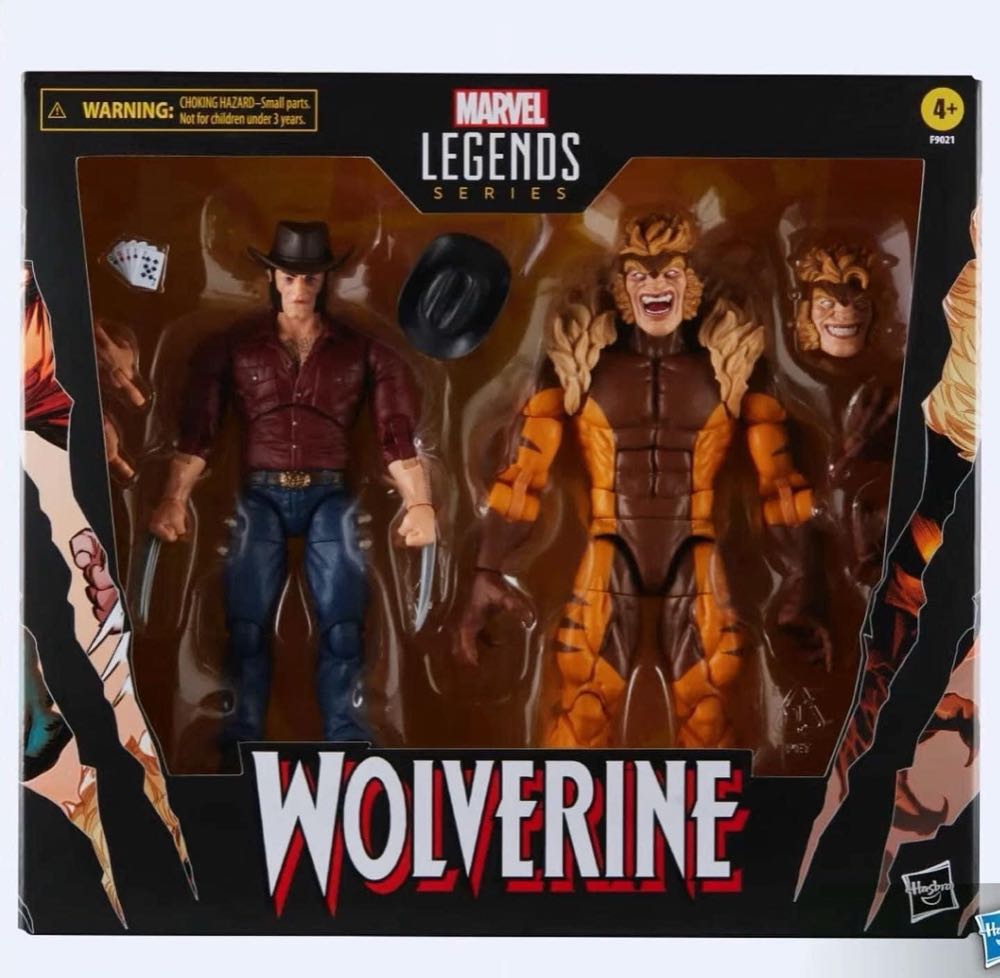 Sabretooth - Hasbro Marvel Legends (Marvel Legends Series 50 Years wolverine 2 pack) action figure collectible - Main Image 4