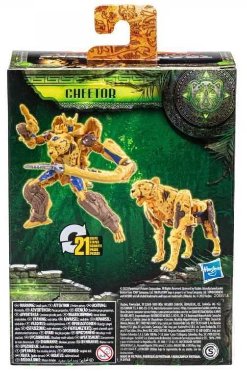 Transformers Toys Rise Of The Beasts Movie Deluxe Class Cheetor Converting Action Figure For Ages 6 And Up 5-inch - Hasbro (Transformers Deluxe Class) action figure collectible [Barcode 5010993982578] - Main Image 2