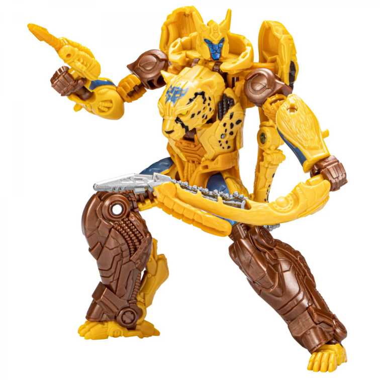 Transformers Toys Rise Of The Beasts Movie Deluxe Class Cheetor Converting Action Figure For Ages 6 And Up 5-inch - Hasbro (Transformers Deluxe Class) action figure collectible [Barcode 5010993982578] - Main Image 4