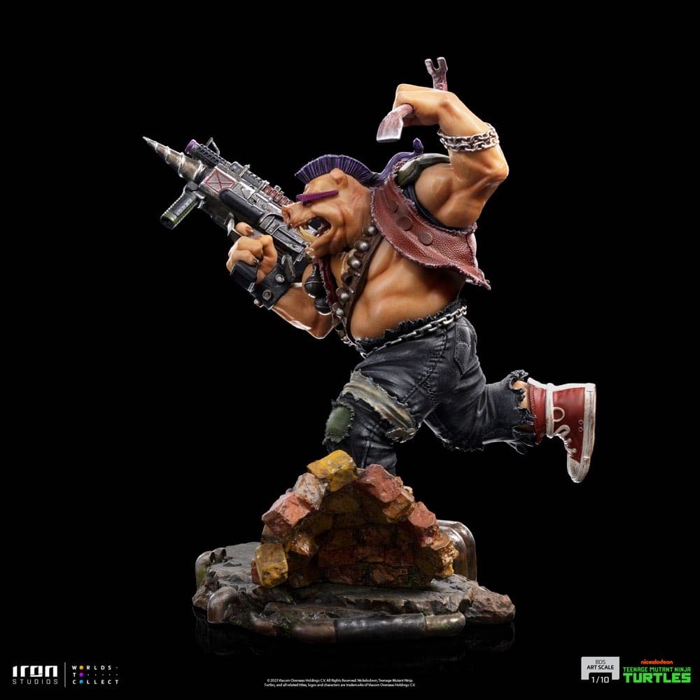 TMNT 1:10 scale Bebop - Iron Studios (Teenage Mutant Ninja Turtles) action figure collectible [Barcode 618231953226] - Main Image 2