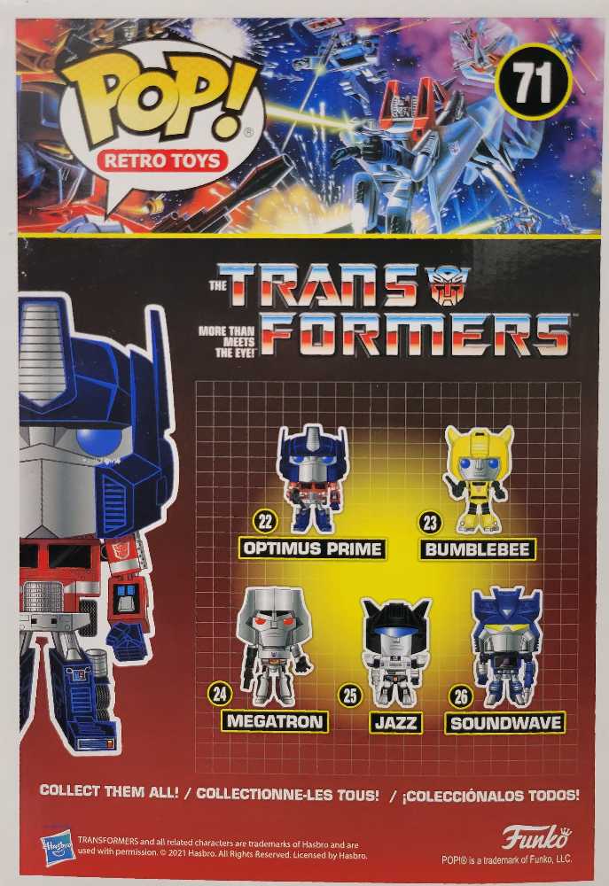71 Optimus Prime Wal-Mart Walmart  - Pop (Pop) action figure collectible - Main Image 3