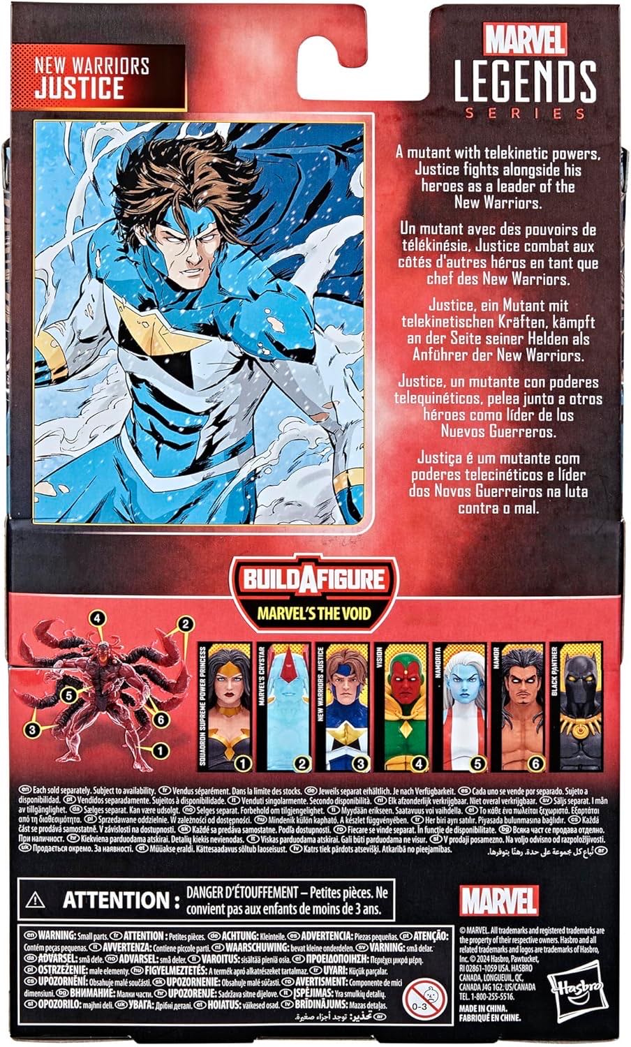 Justice - New Warriors Void Wave - Hasbro (Marvel Legends - BAF: Marvel’s The Void) action figure collectible [Barcode 5010996196743] - Main Image 8