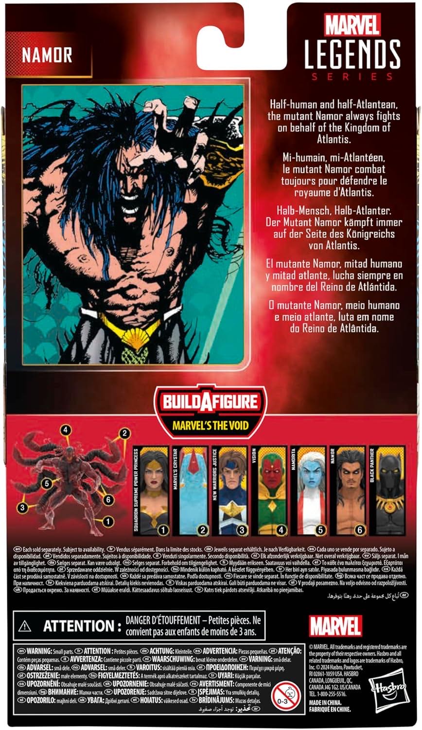 Namor (Savage) - Hasbro (Marvel Legends) action figure collectible [Barcode 5010996196781] - Main Image 9