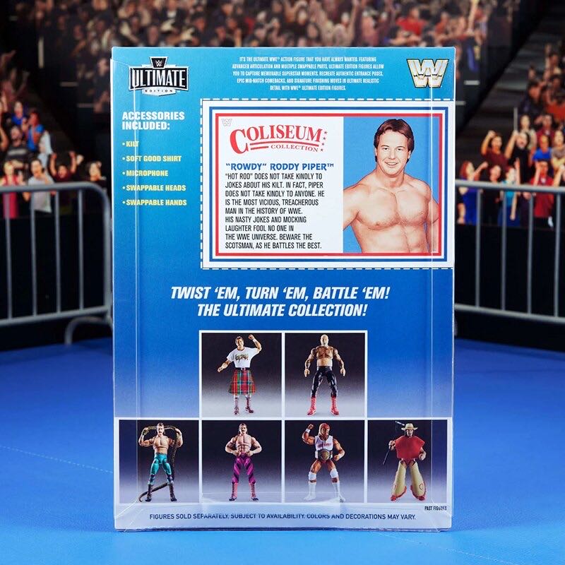 Rowdy Roddy Piper - Mattel (WWE Ultimate Edition Coliseum Collection Series 3) action figure collectible - Main Image 3