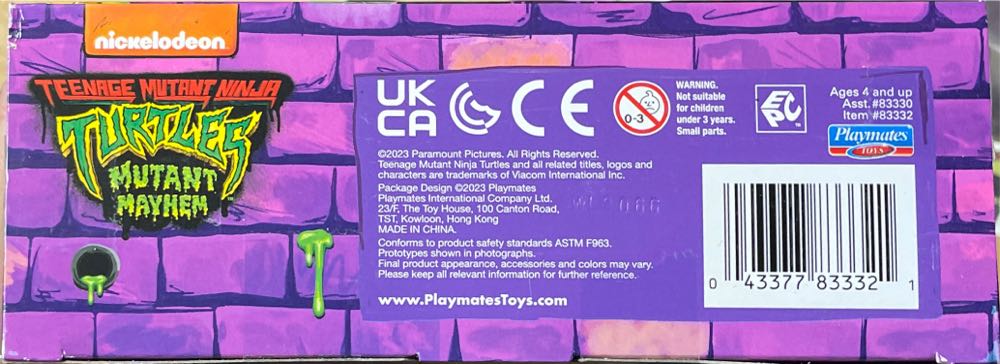 Teenage Mutant Mayhem Battle Pack Donnie Vs Bebop Battle Ninja Turtles Tmnt Walmart New 043377160342 - Playmates (Teenage Mutant Ninja Turtles: Mutant Mayhem) action figure collectible [Barcode 043377833321] - Main Image 3