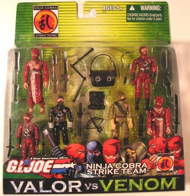 Red Ninja Viper [v1 - Cobra Strike Team] - Hasbro (G.I. Joe - A Real American Hero) action figure collectible - Main Image 2