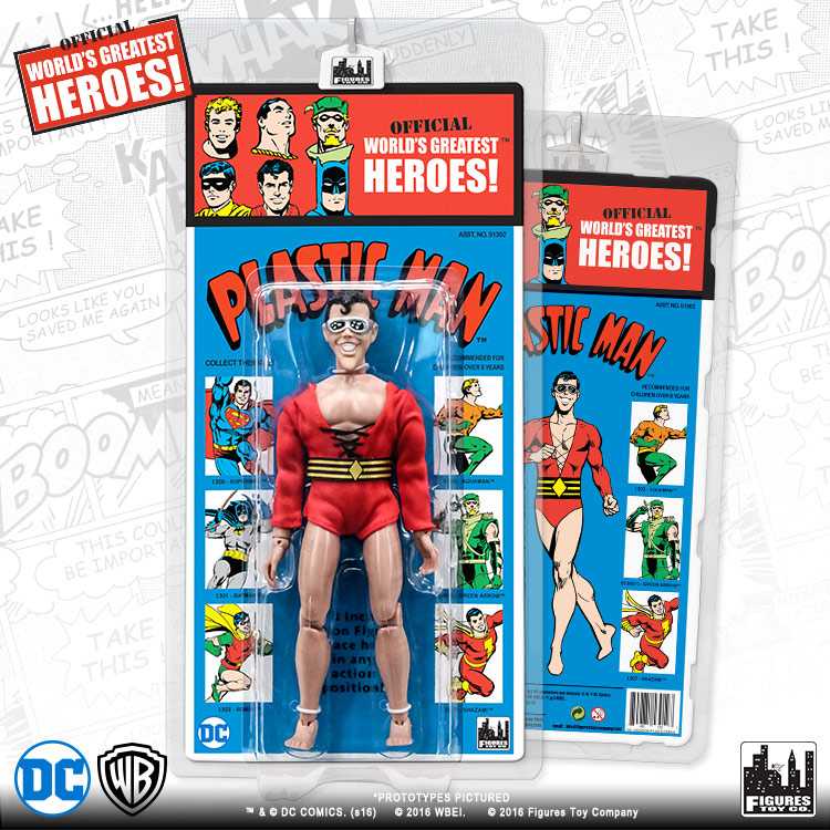 Kresge style Plastic Man - Figures Toy Company action figure collectible [Barcode 744881539197] - Main Image 2