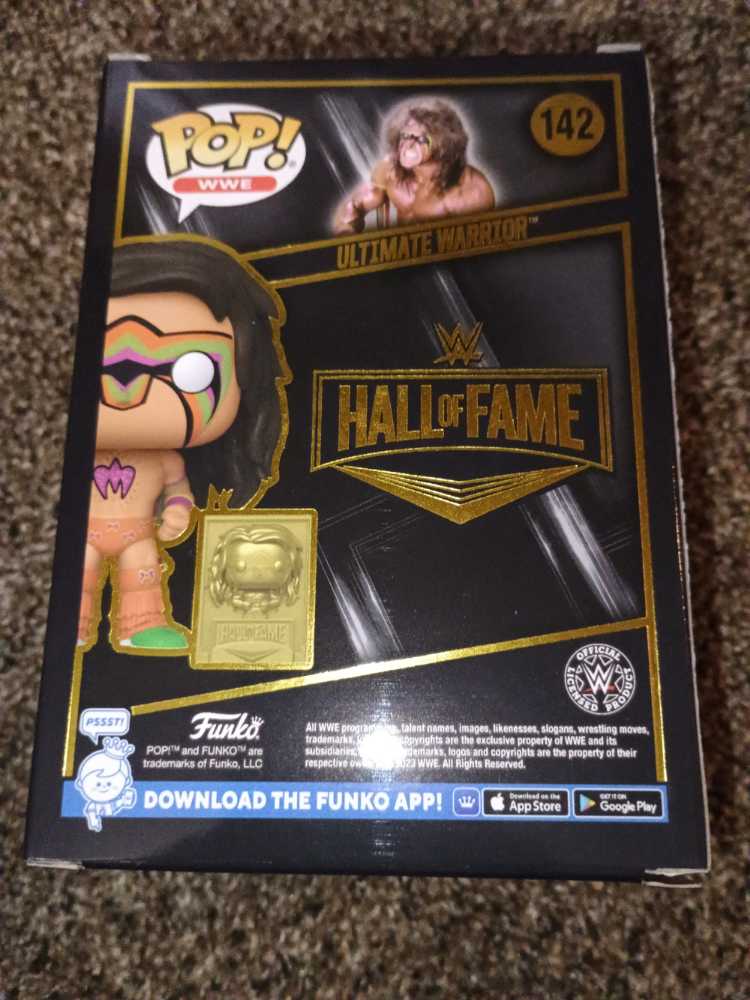 WWE: Ultimate Warrior #142 - Funko (WWE) action figure collectible [Barcode 889698745994] - Main Image 2
