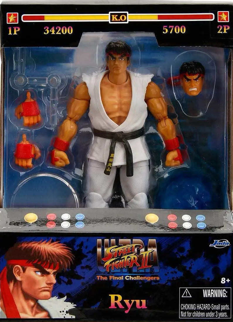 Ryu - Jada Toys (Street Fighter) action figure collectible - Main Image 4