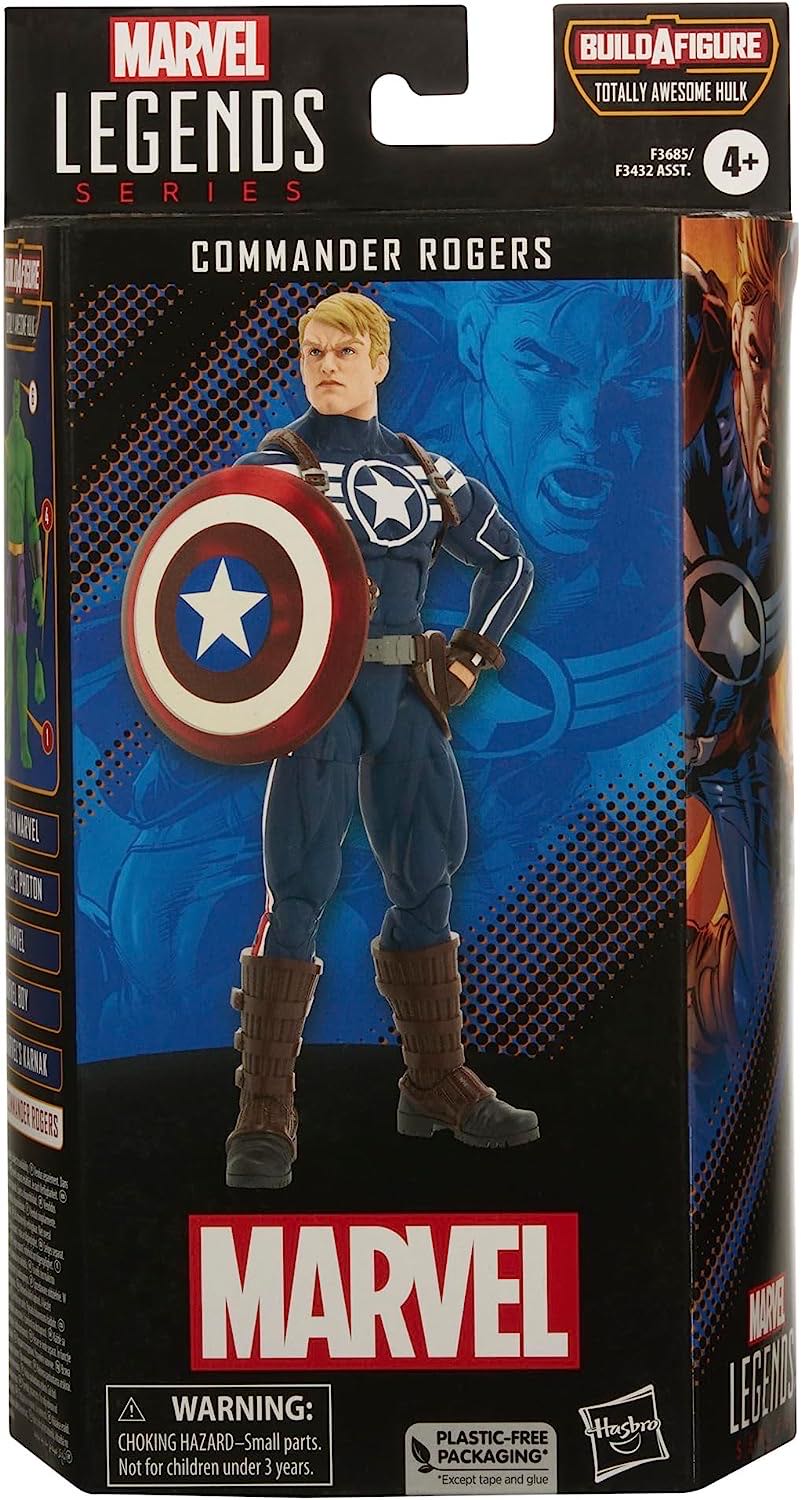 Captain America: Commander Rogers - Hasbro (Marvel Legends) action figure collectible - Main Image 4