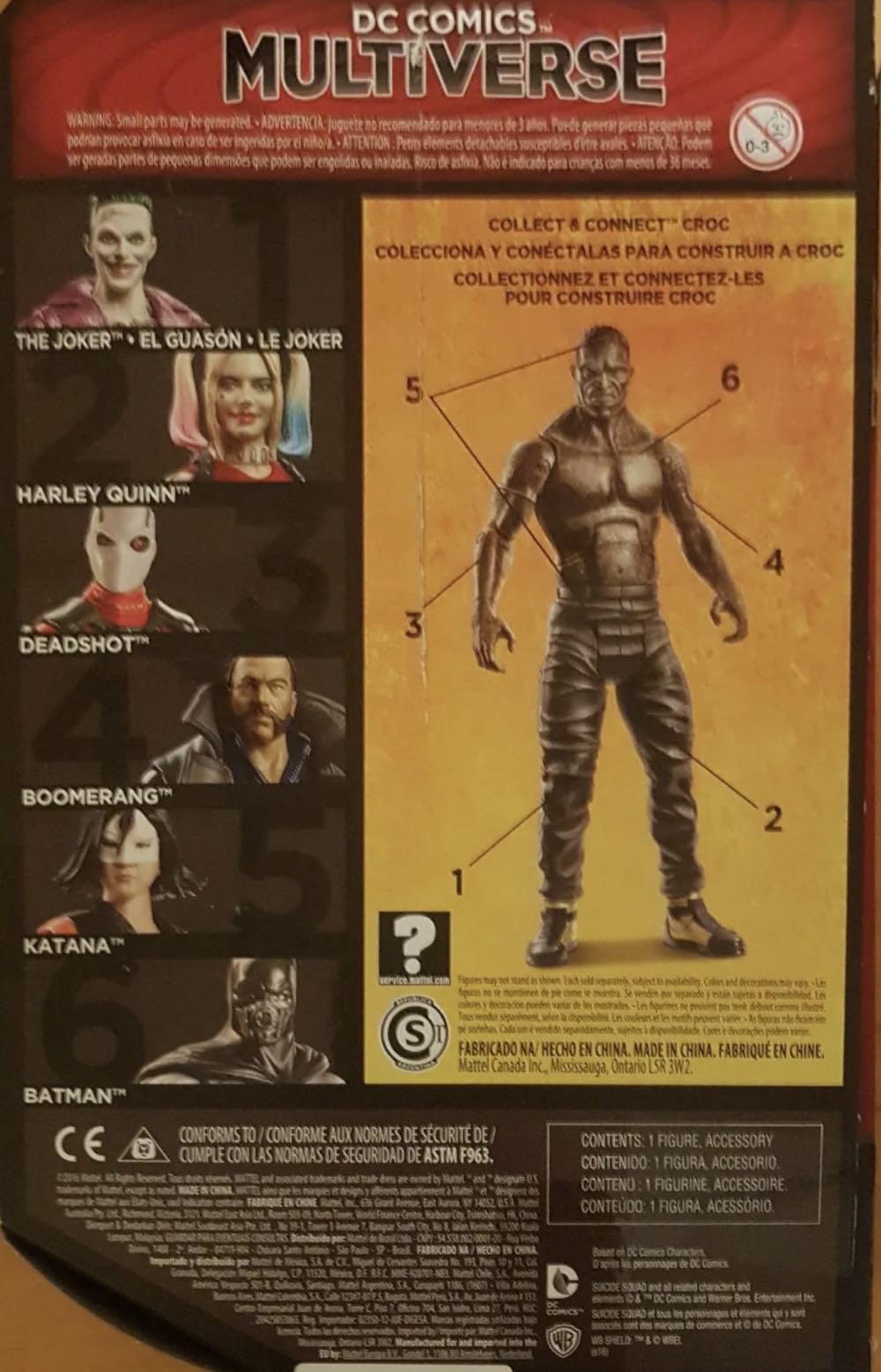 Joker - Suicide Squad Mattel - Mattel - DC Comics (Suicide Squad) action figure collectible - Main Image 2