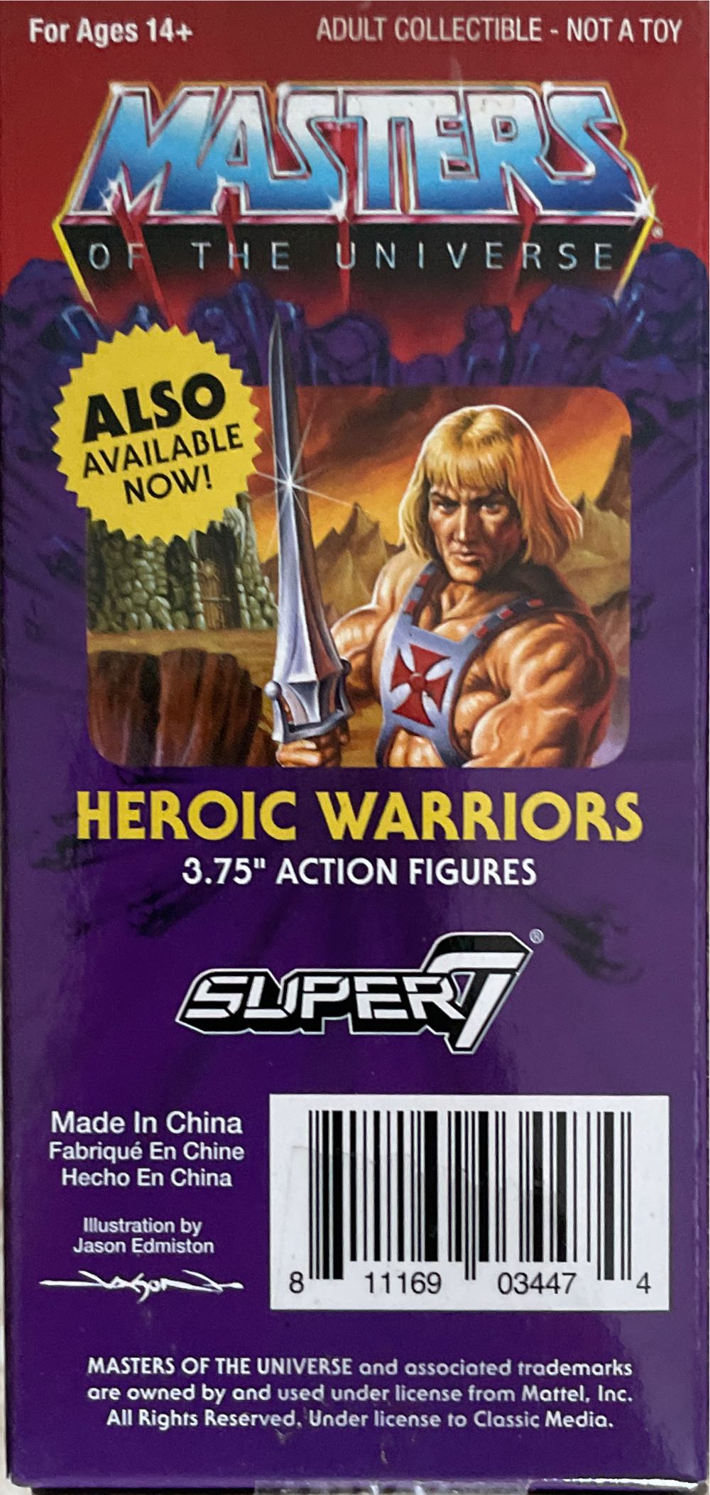 Masters Of The Universe ReAction Figure E-1 Blind Series - Super 7 / ReAction Figures (Masters Of The Universe - ReAction) action figure collectible [Barcode 811169034474] - Main Image 2