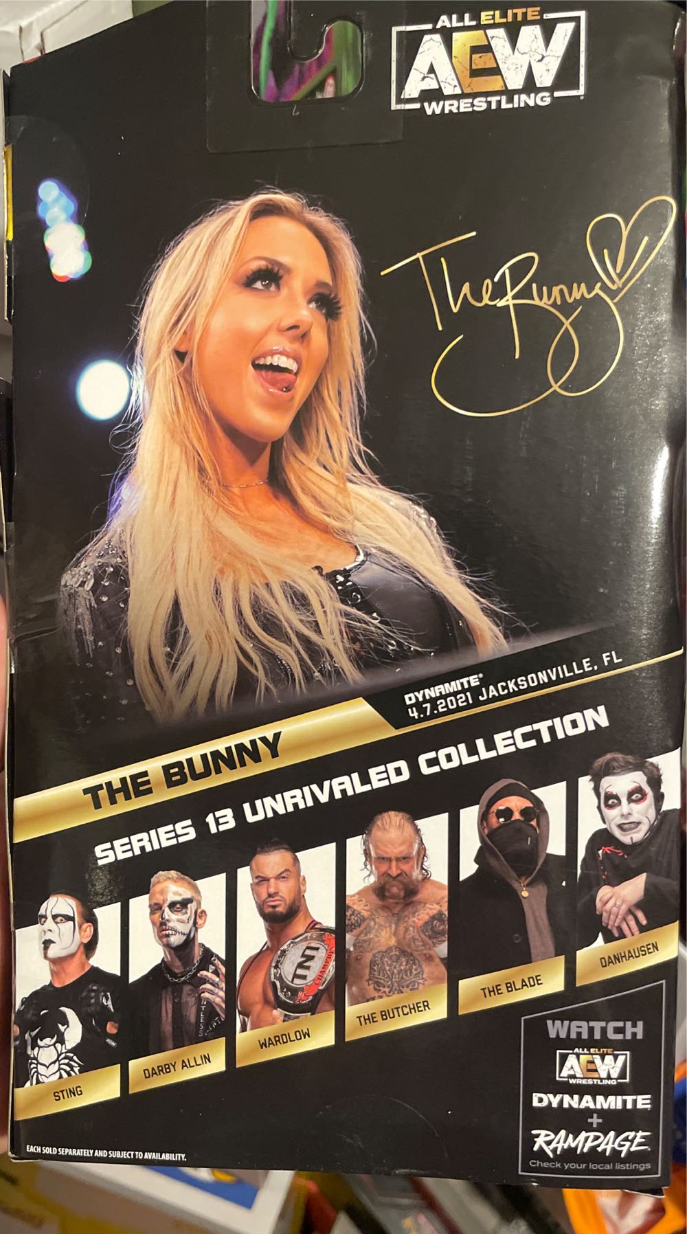 Bunny "The”  (AEW - Shop AEW Exclusive) action figure collectible [Barcode 191726485131] - Main Image 2