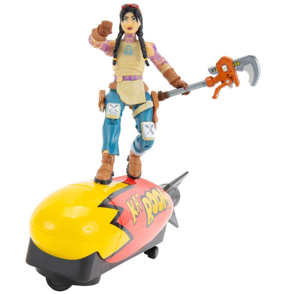 Fortnite: Bombs Away! Glider - Jazwares / Epic Games (Fortnite 4” Figure Collection) action figure collectible [Barcode 191726389965] - Main Image 2