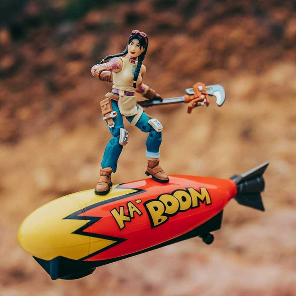 Fortnite: Bombs Away! Glider - Jazwares / Epic Games (Fortnite 4” Figure Collection) action figure collectible [Barcode 191726389965] - Main Image 4