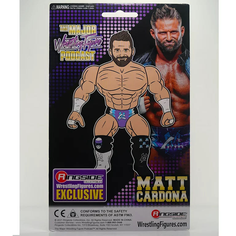 Matt Cardona - Ringside collectibles (Major Wrestling Figure Podcast Ringside Collectibles Exclusive) action figure collectible - Main Image 2