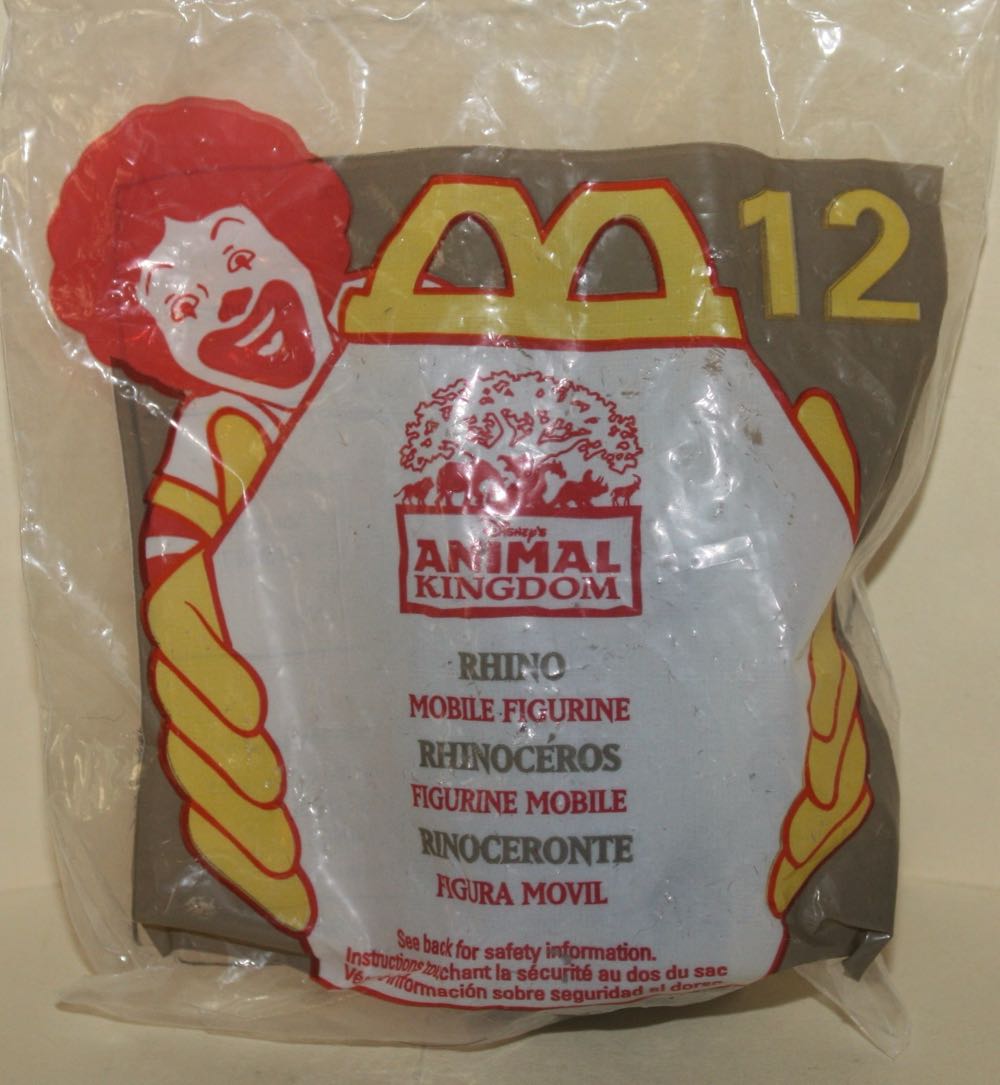 12) Rhino - McDonalds action figure collectible - Main Image 2
