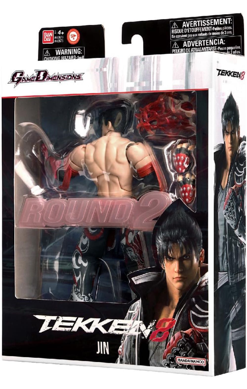 Game Dimensions: Tekken 8 Jin Kazama - Bandai Namco (Tekken 8) action figure collectible [Barcode 045557406738] - Main Image 2