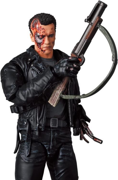 T-800 Battle-Damaged Version (Terminator 2: Judgement Day) - MAFEX No.191 - Medicom Toy - MAFEX (Movies - Terminator 2: Judgement Day) action figure collectible - Main Image 2