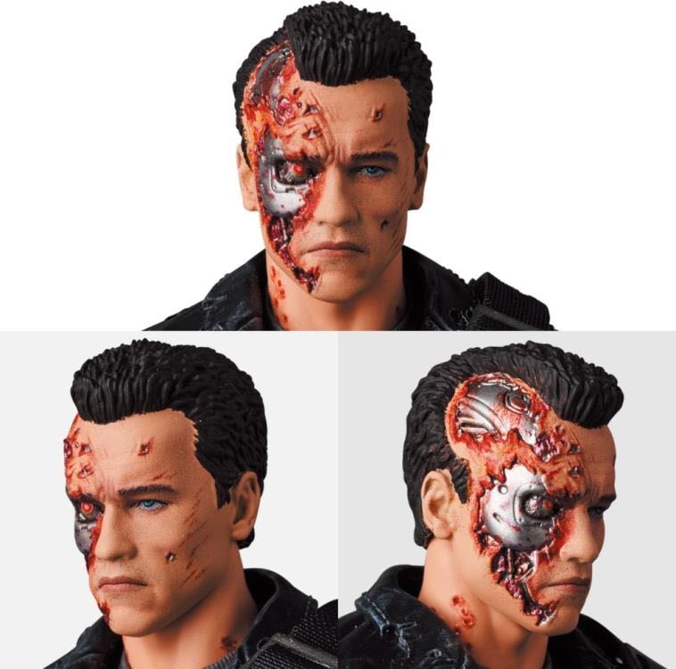 T-800 Battle-Damaged Version (Terminator 2: Judgement Day) - MAFEX No.191 - Medicom Toy - MAFEX (Movies - Terminator 2: Judgement Day) action figure collectible - Main Image 3
