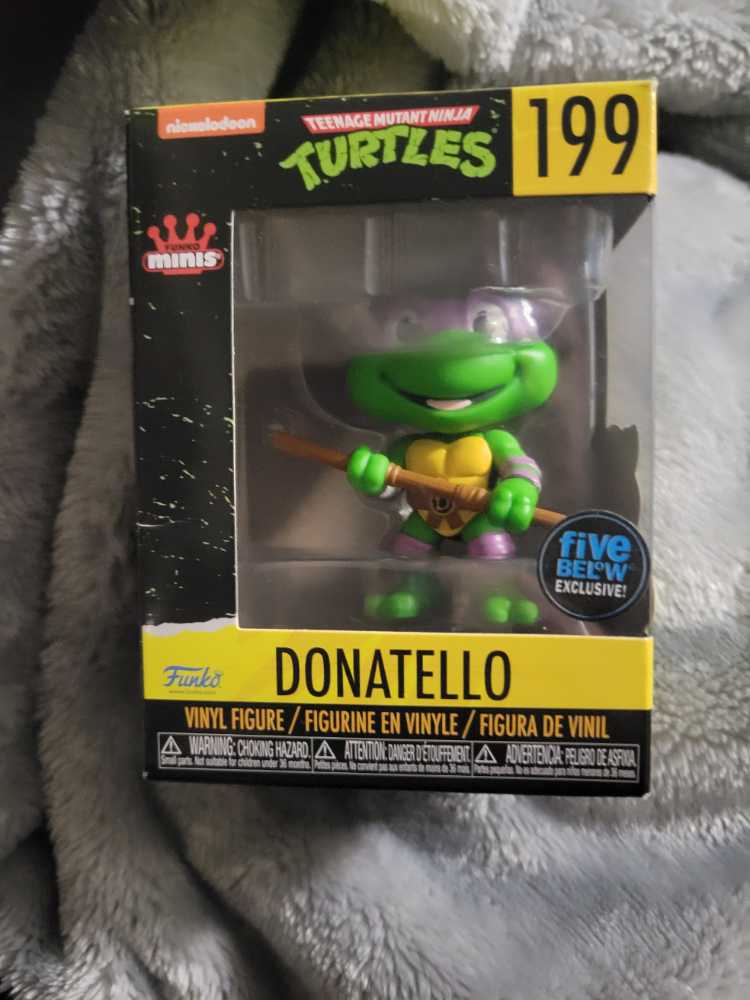 Funko Minis Teenage Mutant Ninja Turtles Tmnt April O’neil Five Below Exclusive Set Of All 6 Multiple: Fb... Splinter Master Donatello Leonardo Michelangelo Raphael #202 Vinyl - Funko action figure collectible [Barcode 889698736381] - Main Image 2