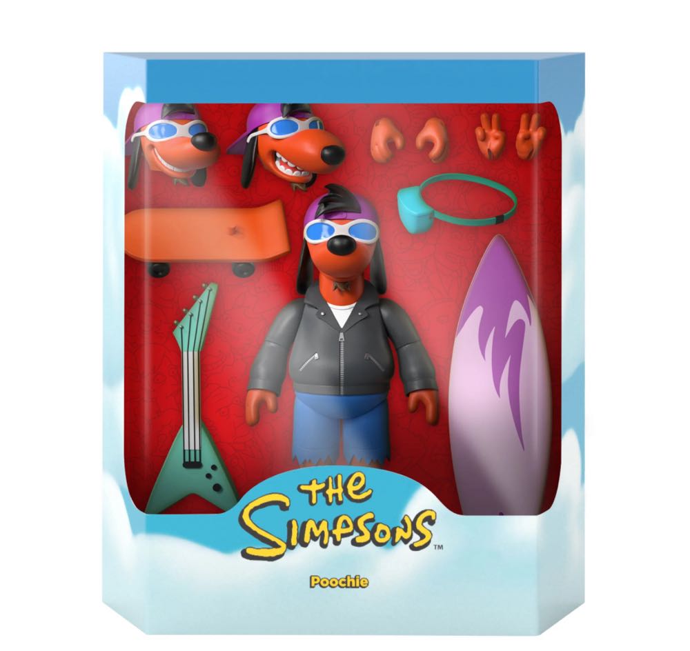 ULTIMATES! Poochie - Super 7 - Ultimates (The Simpsons Ultimates 7” Action Figure) action figure collectible - Main Image 2