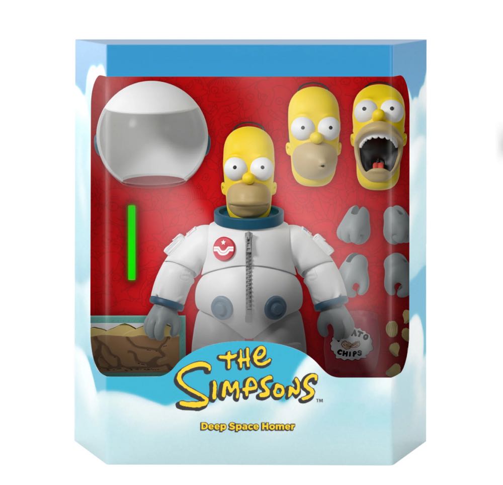 ULTIMATES! Deep Space Homer - Super 7 - Ultimates (The Simpsons Ultimates 7” Action Figure) action figure collectible - Main Image 2
