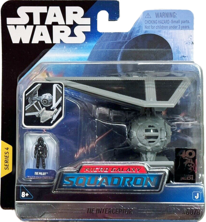 MG Squadron : #0078 TIE Interceptor - Jazwares (Star Wars: Episode VI - Return Of The Jedi) action figure collectible [Barcode 191726479291] - Main Image 3