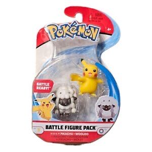 Pokémon Battle Pack Pikachu & Wooloo Battle Pikachu Wooloo New In Package Pokemon Ready Figuren 2er Set Wolly Anime  action figure collectible [Barcode 191726381754] - Main Image 1