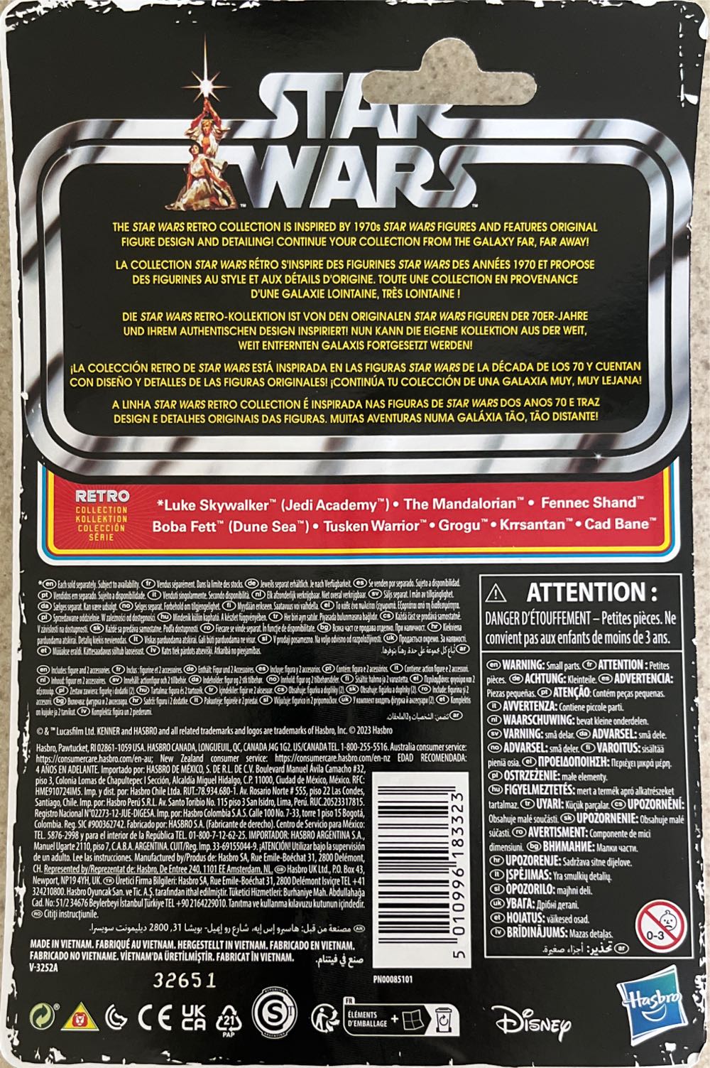 Retro Star Wars : Fennec Shand - Disney / Hasbro (Star Wars - Retro Collection) action figure collectible [Barcode 5010996183323] - Main Image 2