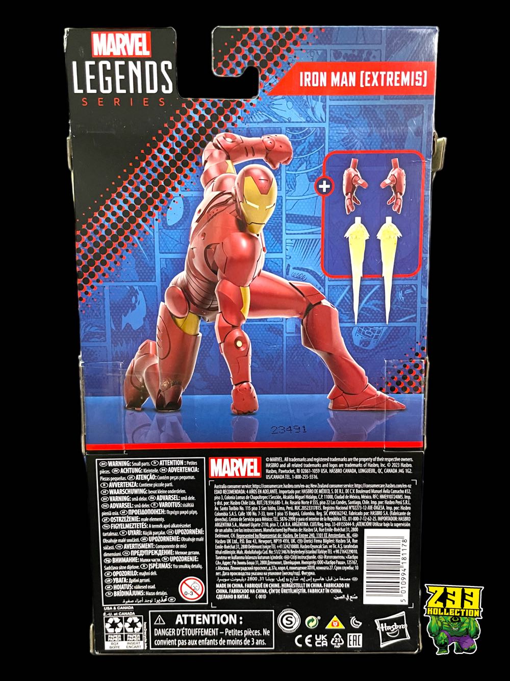 Marvel Legends (2011-????) (75x03) Iron Man  - Hasbro (Marvel Legends Puff Adder Series) action figure collectible - Main Image 4