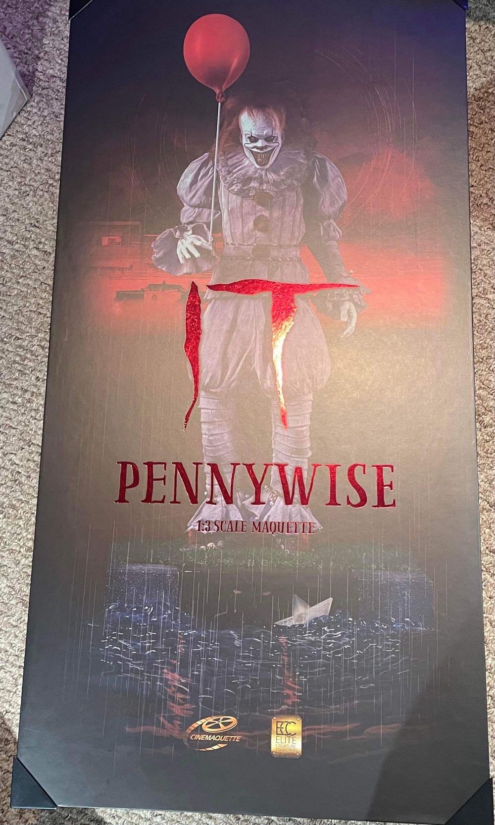 1:3 ECC: IT Pennywise Maquette - Elite Creature Collectables (It (2017)) action figure collectible - Main Image 2