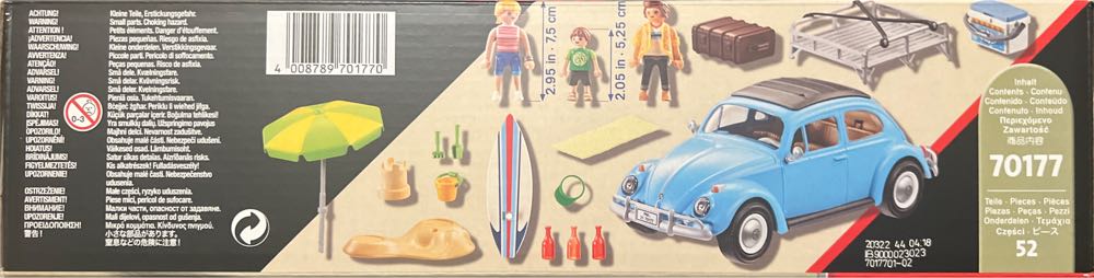 Playmobil Volkswagen Beetle - Playmobil action figure collectible [Barcode 4008789701770] - Main Image 3
