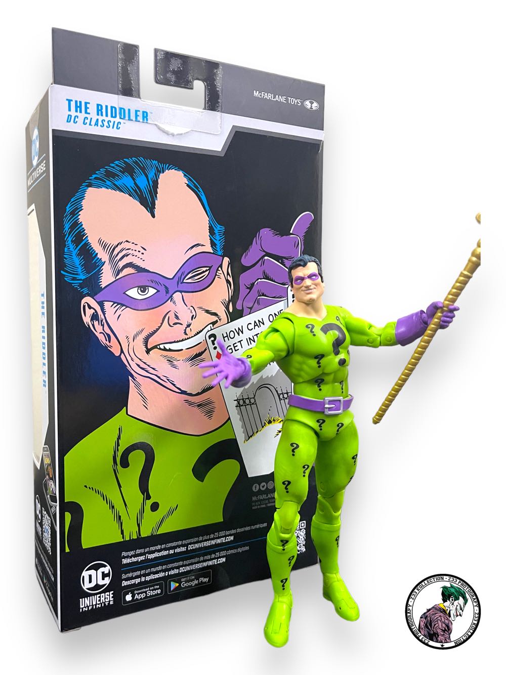 DC Multiverse (2023) (12x05) The Riddler - McFarlane Toys (Dc Classics) action figure collectible - Main Image 3