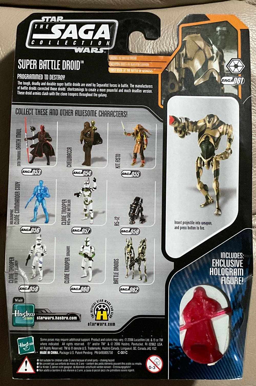 Saga Collection - #61 - Super Battle Droid - Hasbro (Revenge Of The Sith) action figure collectible - Main Image 2