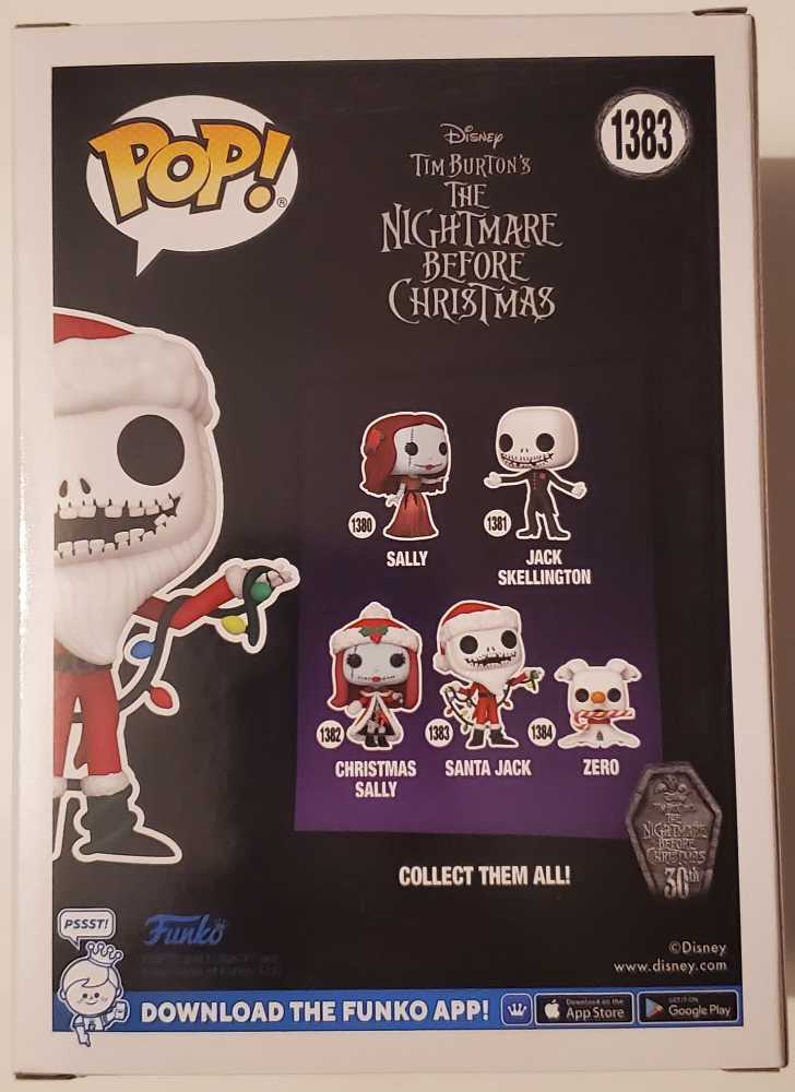 The Nightmare Before Christmas: Santa Jack #1383 - Funko (The Nightmare Before Christmas) action figure collectible [Barcode 889698739467] - Main Image 4