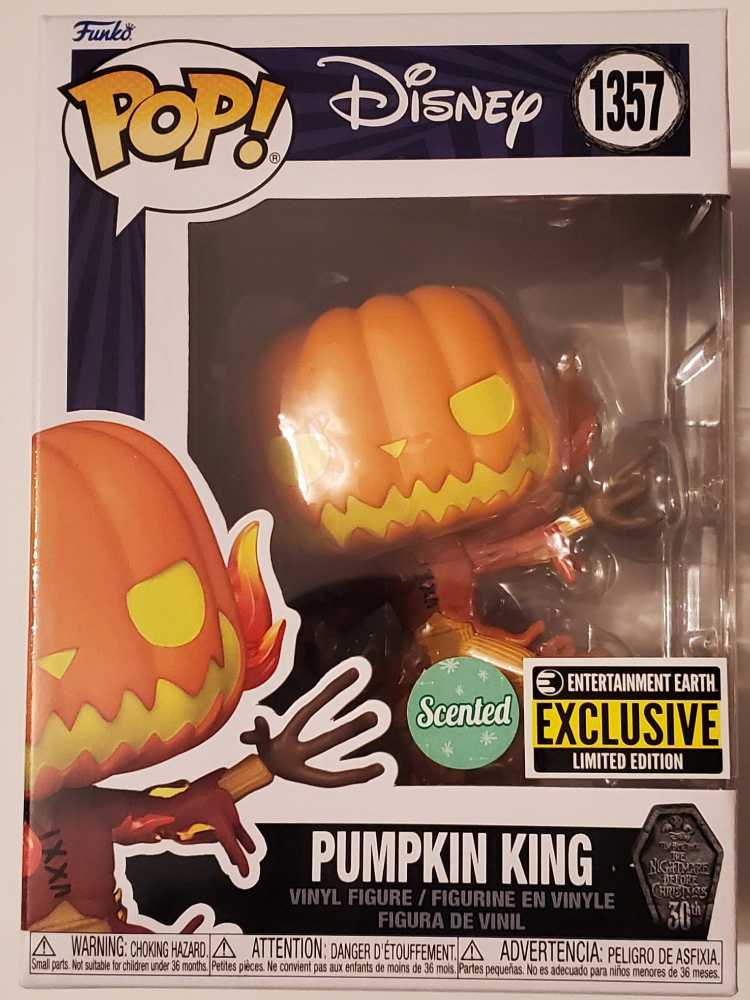 The Nightmare Before Christmas: Pumpkin King (Scented) #1357 - Funko (The Nightmare Before Christmas) action figure collectible [Barcode 889698735971] - Main Image 2