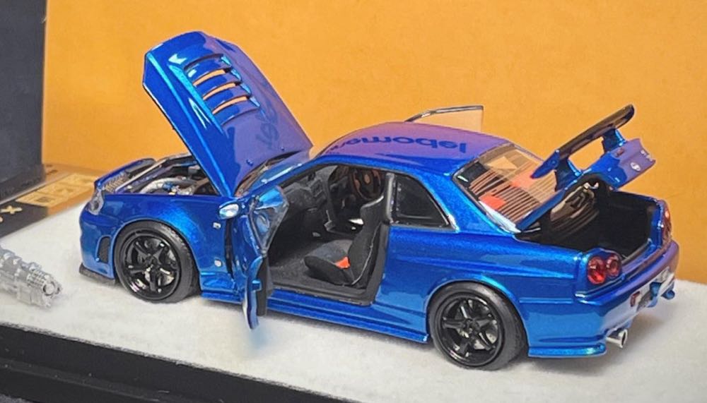 1. Nissan Skyline R34 GTR - PGM action figure collectible - Main Image 3