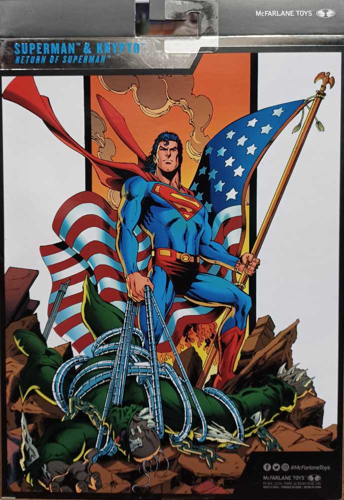 DC Multiverse - Superman & Krypto Return Of Superman - McFarlane Toys (DC Multiverse) action figure collectible [Barcode 787926171297] - Main Image 2