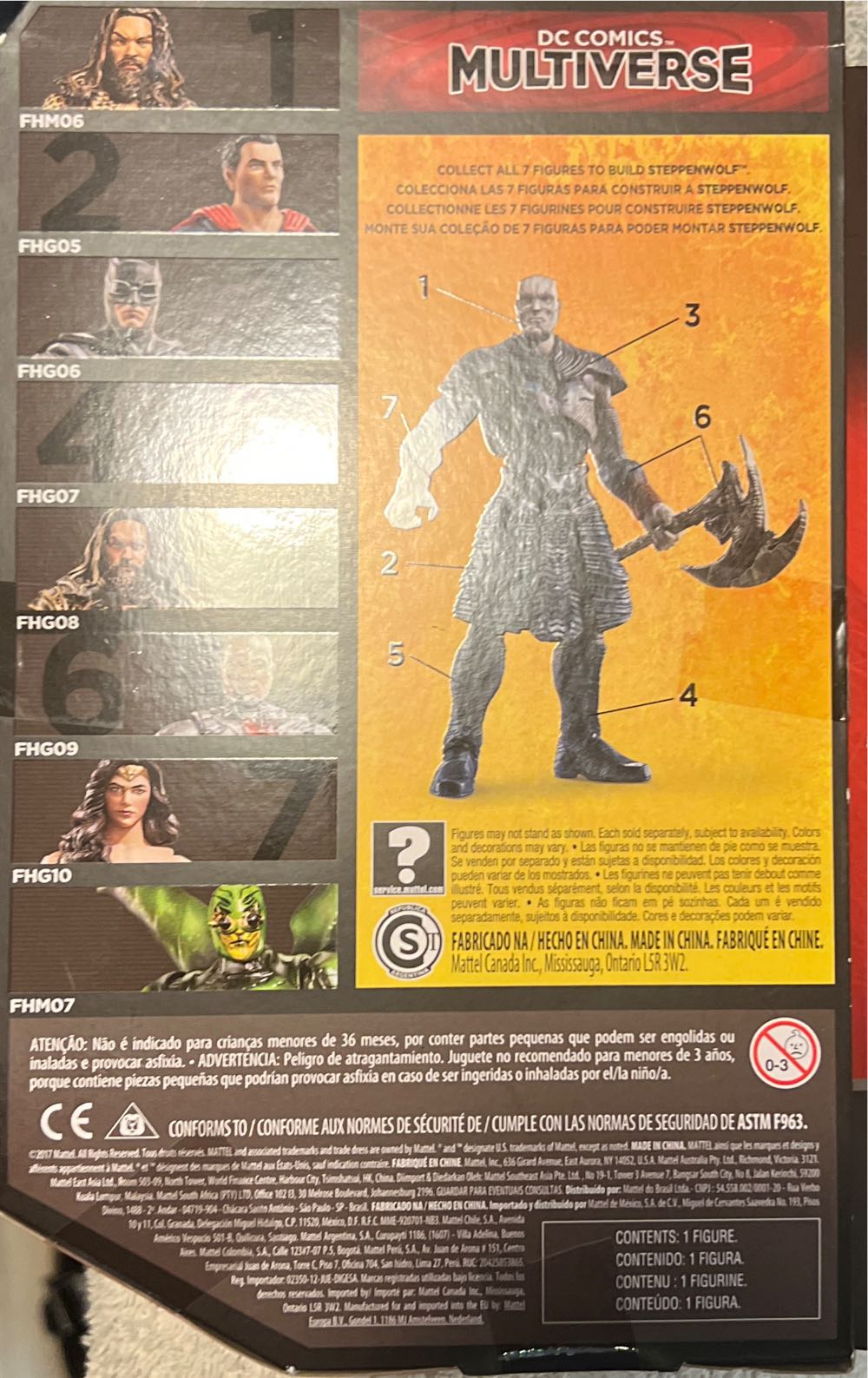 Aquaman - JL21 Mattel - Mattel - DC Comics (Justice League 21) action figure collectible - Main Image 2