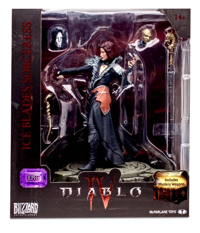 McFarlane Toys DIABLO IV Ice Blades Sorceress (EPIC) 1:12 Posed Action Figure - McFarlane Toys (Diablo IV) action figure collectible [Barcode 787926167399] - Main Image 2
