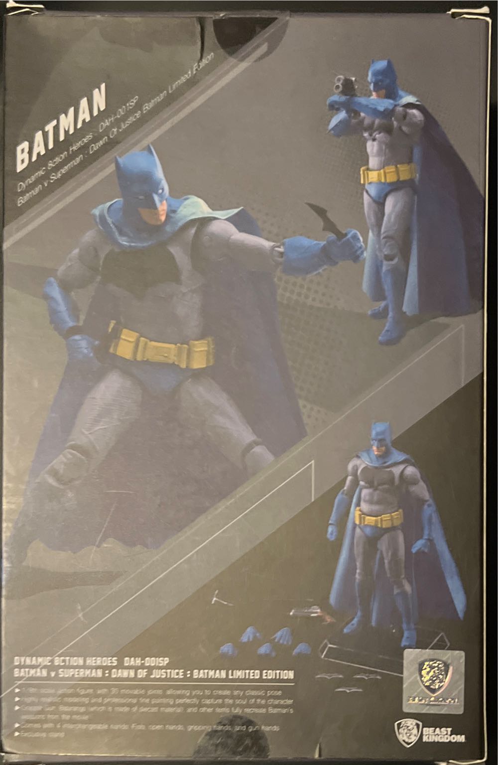 Batman - Batman VS Superman Beast Kingdom - Beast Kingdom (Batman vs Superman Dawn of justice) action figure collectible [Barcode 4718006553265] - Main Image 2
