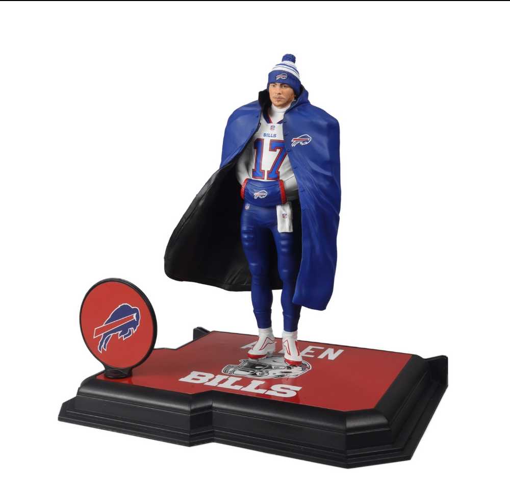Josh Allen Buffalo Bills 17 Figure Mcfarlane’s Sportspicks - Mcfarlane NFL Sports Picks (Buffalo Bills) action figure collectible [Barcode 787926103533] - Main Image 3